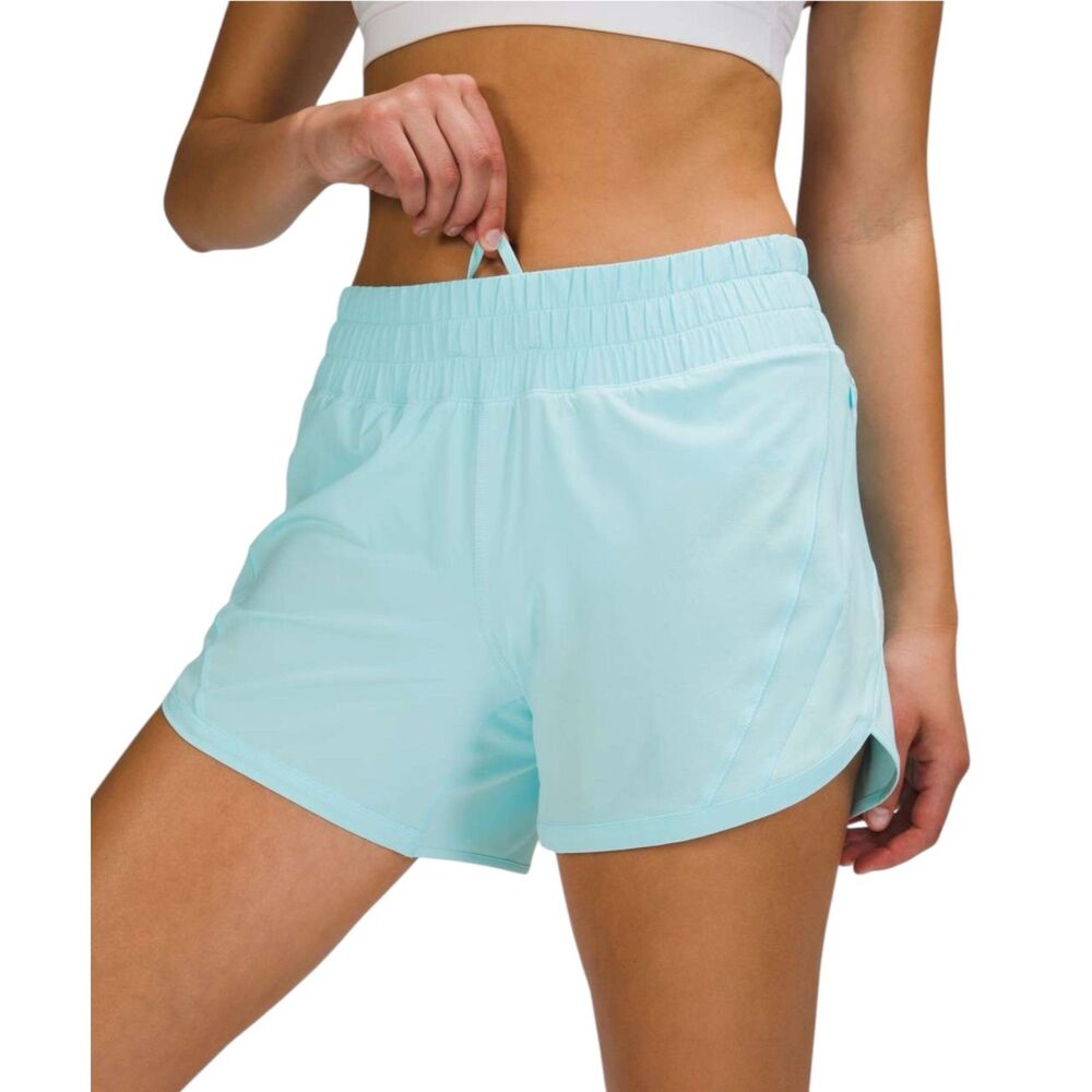 Lululemon Track That Mid-Rise Short 5" Icing Blue
